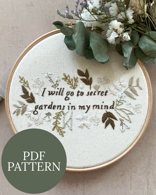 Secret Gardens PDF Pattern