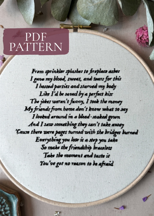 You’re On Your Own Bridge PDF Pattern