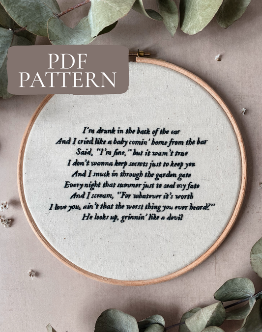 Cruel Summer Bridge PDF Pattern